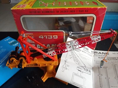 SHINSEI MINI POWER JIB CRANE Nos 4139 raro GIOCATTOLO D'EPOCA SCATOLA ISTRUZIONI - Immagine 1 di 4