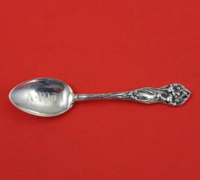 Lily by Watson Sterling Silver Demitasse Spoon with Monogram in Bowl 3 3/4" - Image 1 of 3