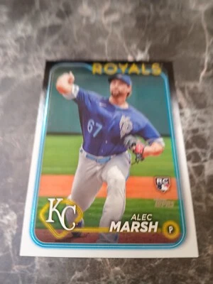 Alec Marsh RC Rookie MLB Baseball Card Kansas City Royals  - Image 1 of 2