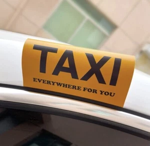 TAG YOUR CAR- Tag - Funny Car Stickers - Decal- Taxi - Picture 1 of 1