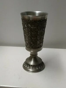 Zim-Becker Stuttgart Germany Crest Designed Pewter Stemmed Cup - Picture 1 of 12