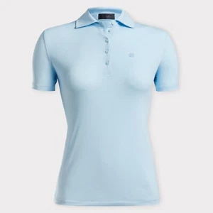 Polo G/Fore peso piuma taglia XS S M donna golf camicia Capri blu nuova con etichetta - Foto 1 di 5