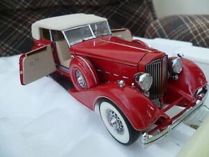 EXTREMELY RARE - Franklin Mint 1:24 1934 Packard Convertible Sedan