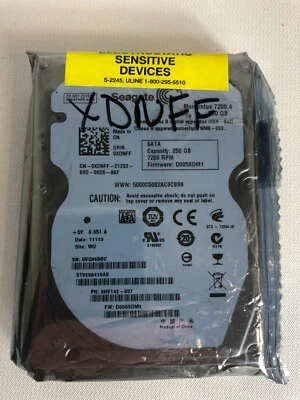 Dell XDNFF Seagate  ST9250410AS  250GB 2.5" SATA 7200RPM HDD - Image 1 of 2