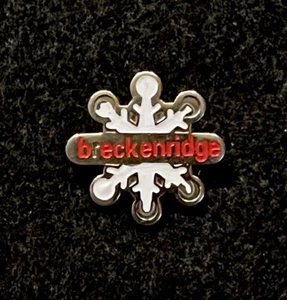Alfiler de esquí BRECKENRIDGE insignia COLORADO estación esquí recuerdo solapa de viaje - Imagen 1 de 3