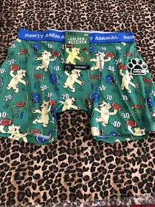 NWT PAWTY ANIMAL BOXER BRIEFS GOLDEN RECEIVER RETRIEVER Animal Lover M MEDIUM - Picture 1 of 3