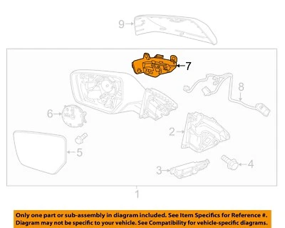 Chevrolet GM OEM 14-16 Impala-Turn Signal Light Right 22936930 - Image 1 of 2