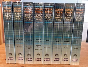 Star Trek Deep Space Nine Sealed VHS Lot of 8 Tapes Original Shrink TV Classic - Picture 1 of 9
