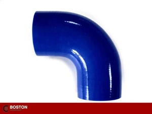SILICONE HOSE 90 DEGREE ELBOW 65mm IN BLUE - HIGH QUALITY 4 PLY - Picture 1 of 1