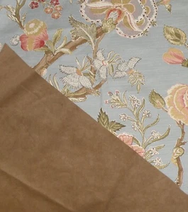 Thibaut Nicobar Designer Remnant Fabric & Coordinate Suede - Picture 1 of 2