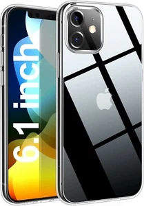 iPhone Pro Case 6.1 inch Max Case Clear Slim Fit Thin Soft Cover with Premium Fl - Picture 1 of 7