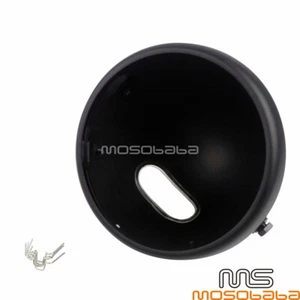 7" Motorcycle Headlight Shell Housing Headlamp Bulb Bucket For Harley-Davidson - Picture 1 of 8