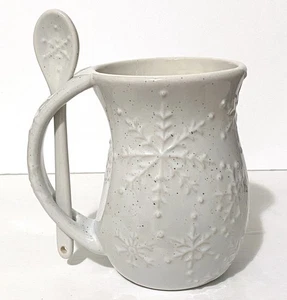 HALLMARK SNOWFLAKE HANDWÄRMENDER BECHER + LÖFFEL - NEU - Bild 1 von 5