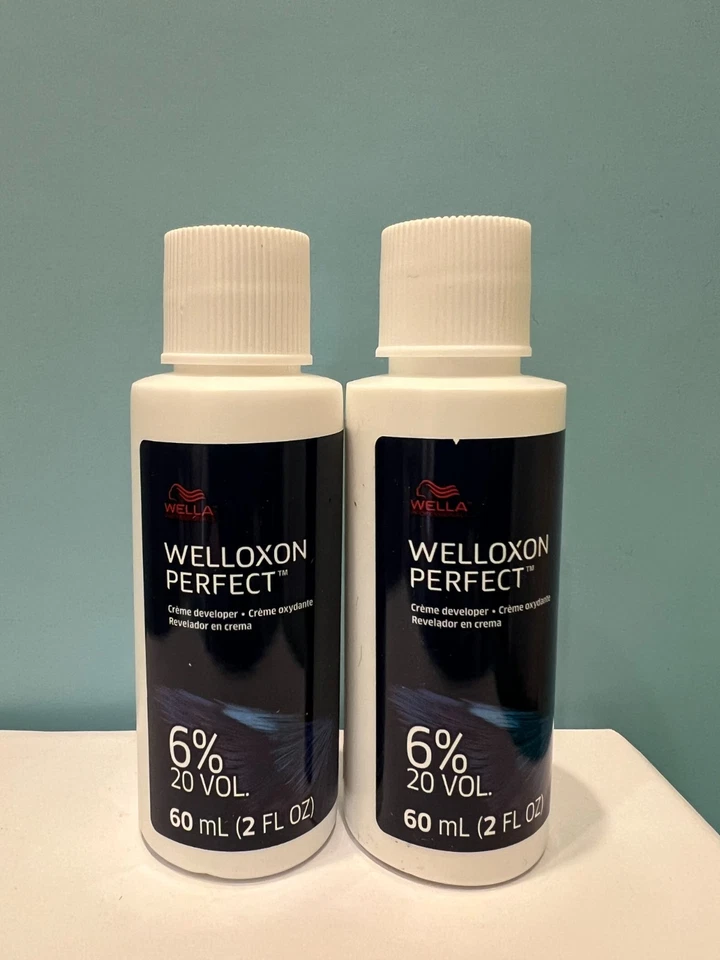 2 Wella Welloxon Perfect 20Volume Creme Developer 2oz Nuevo y Auténtico Foto 1 de 1