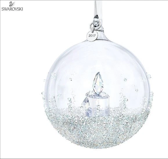 Swarovski Christmas Ball Ornament, Annual Edition 2017 MIB #5241591 - Image 1 of 1