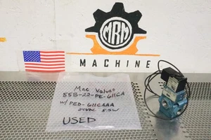 Mac Valves 55B-22-PE-611CA Magnetventil mit PED-611CAAA 24VDC 8,5W Spule gebraucht - Bild 1 von 10
