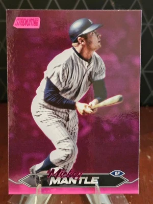 2024 Topps Stadium Club - Mickey Mantle #136 Pink Foil - Image 1 of 2