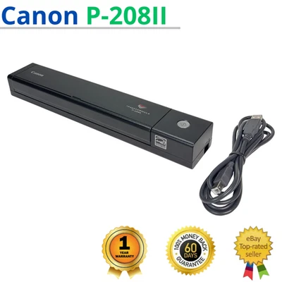 ✅Canon imageFORMULA P-208II Color Document Scanner w/USB Cord 6-Month WARRANTY🔥 - Image 1 of 4