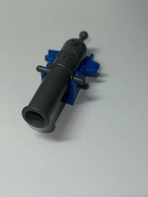 База пиратской синей пушки LEGO 1990-е 2527 серая 518 верх для острова кораблекрушения 6296 - Изображение 1 из 4