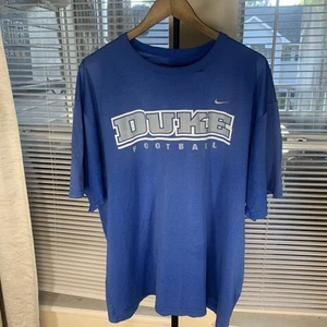 Vintage Duke Blue Devils Shirt Mens Sz UNKNOWN XL -2XL Blue Short Sleeve SKU #99 - Picture 1 of 4