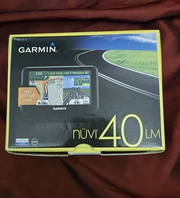 Garmin Nuvi 40LM 4.3-inch Portable GPS Navigator Navteq Free Lifetime Maps - Image 1 of 3