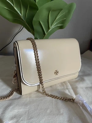 New, Emerson patent chain wallet crossbody soft serve color - Image 1 of 4