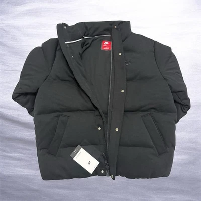 Nike Sportswear Tech Fleece Oversized Puffer Jacket Size Small FB7854-010 - Image 1 of 4