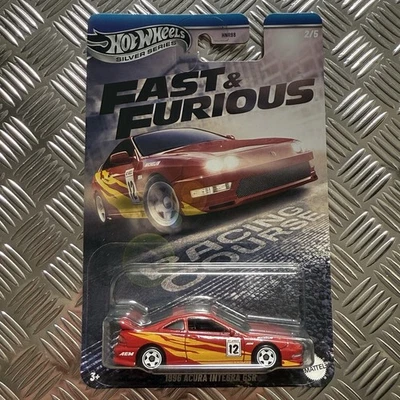 Hot Wheels 1996 Acura Integra GSR Fast & Furious Silver Series 1:64 Mattel - Image 1 of 2