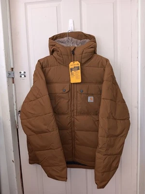Carhartt Montana Rain Defender Mens Jacket Oak Brown Size Medium 105474 B33 NWT - Image 1 of 4
