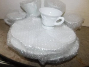 19 Stk. Vintage Traubenmilchglas Set - Bild 1 von 6