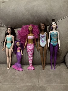 Lotto Barbie Sirena e altre bambole alla moda giocattolo - Foto 1 di 8