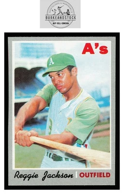 1970 Topps #140 Reggie Jackson NM *BurkeSCards* FPS1125 - Image 1 of 2