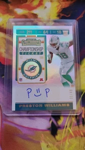 2019 Panini Contenders Championship Ticket Preston Williams /49 Rookie Auto RC - Picture 1 of 1