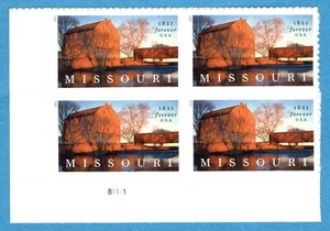 Scott #5626, MNH, Plate Block of 4, Forever, Missouri Statehood (2021) - Picture 1 of 2