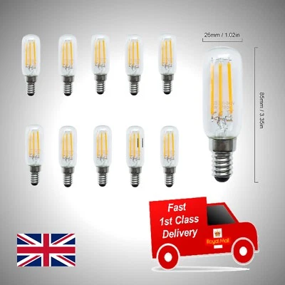 10X  LED Light Bulbs E14 SES Screw Fridge Freezer Filament 1 4W Lamps - Image 1 of 3