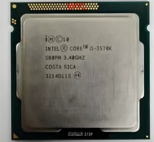 Processore CPU Intel Core i5-3570K LGA1155 3a generazione 3,4 GHz SR0PM 6 MB quad core 77 W - Foto 1 di 2