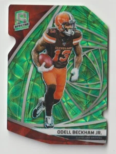 2019 Panini Spectra Odell Beckham Jr. #100 Neon Green Die Cut #d/30 Browns WR - Picture 1 of 2