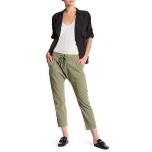 Frame Le Panel Olive Cropped Pants XS - Picture 1 of 7