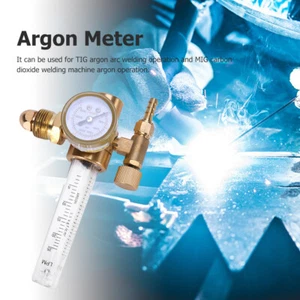 All Brass Pressure Regulators CGA580 Connector Argon Meter Welding Gauge Welder - Picture 1 of 11