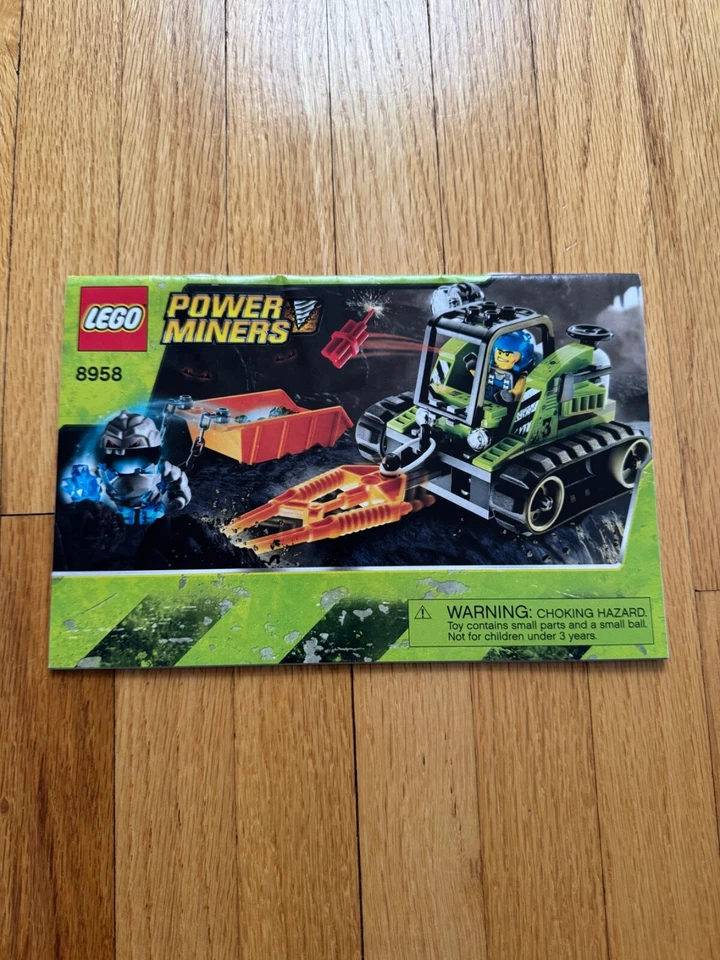 Lego Power Miners Granite Grinder (8958) Instruction Booklet Only - Image 1 of 1