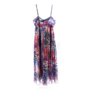 DAVID LAWRENCE Strappy Dress Size 10 100% Silk Party Cocktail Lined - Picture 1 of 17