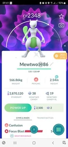Shiny Mewtwo Pokemon Trade Go - Picture 1 of 2