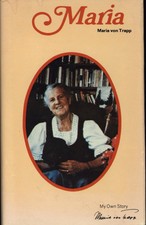 MARIA VON TRAPP "MARIA" (Autobiography) 1971 FE - NF/VG+ - Original Issue Cloth
