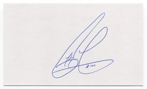Geoff Cameron Signed 3x5 Index Card Autographed MLS Soccer Houston Dynamo - Picture 1 of 2