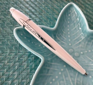 MAUBOUSSIN Le Premier Pearl White Twisted Kugelschreiber (ohne Box) mit Diamant selten - Bild 1 von 6