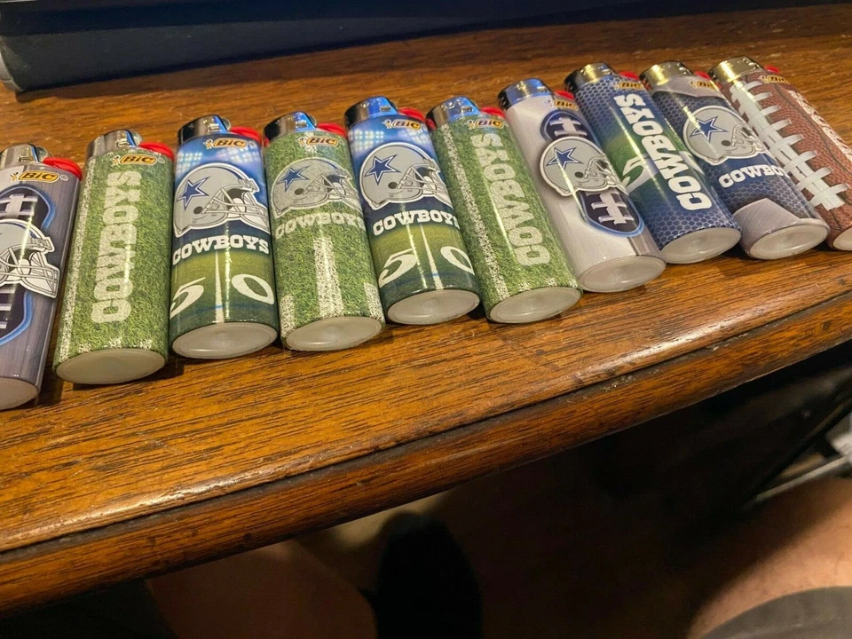 Lote de 5 encendedores BIC Dallas Cowboys varios estilos Foto 1 de 1
