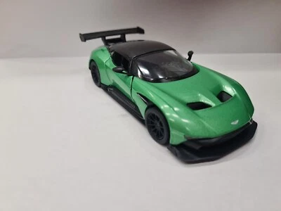 Aston Martin Vulcan Vert Kinsmart Voiture Jouet Modèle 1/38 Echelle Métal Neuf - Photo 1/2