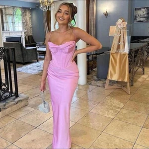 HOUSE OF CB Pink Charmaine Maxi Dress - Picture 1 of 8