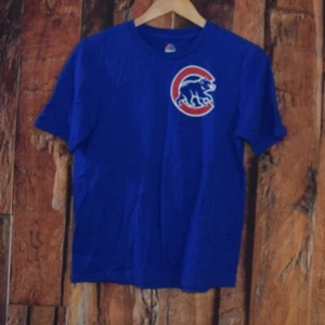 Majestic CHICAGO CUBS Kid's Boy's Sz XL 18 #17 BRYANT T-SHIRT - Picture 1 of 5