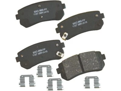 Juego de pastillas de freno traseras Bendix 69366RMDR 2007 1,6 L 4 cilindros para Hyundai Accent 2006-2008 Foto 1 de 2